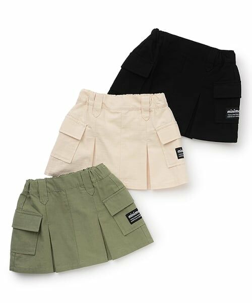 minimal / ミニマル ショート・ハーフ・半端丈パンツ | カーゴタックキュロット | 詳細9
