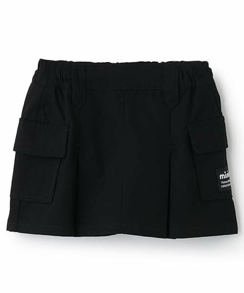 minimal / ミニマル ショート・ハーフ・半端丈パンツ | カーゴタックキュロット(黒)