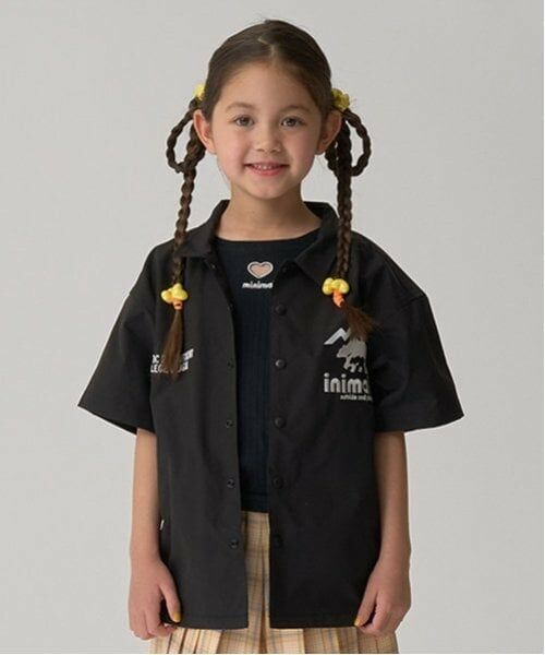 minimal / ミニマル シャツ・ブラウス | 【速乾】ワークシャツ（黒）