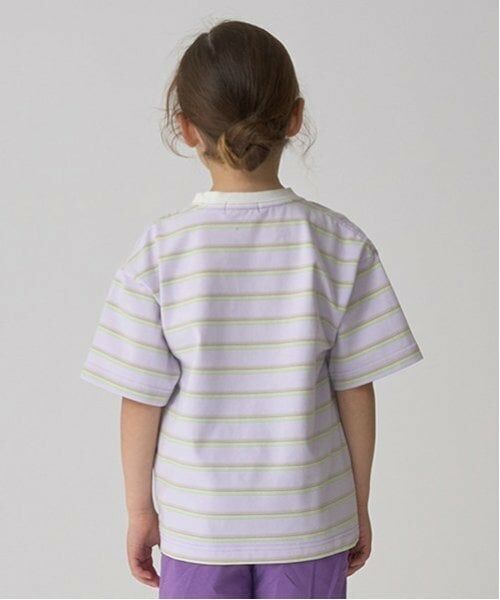 minimal / ミニマル Tシャツ | マルチボーダーTシャツ | 詳細12