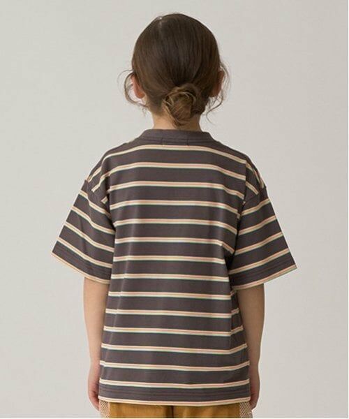 minimal / ミニマル Tシャツ | マルチボーダーTシャツ | 詳細15