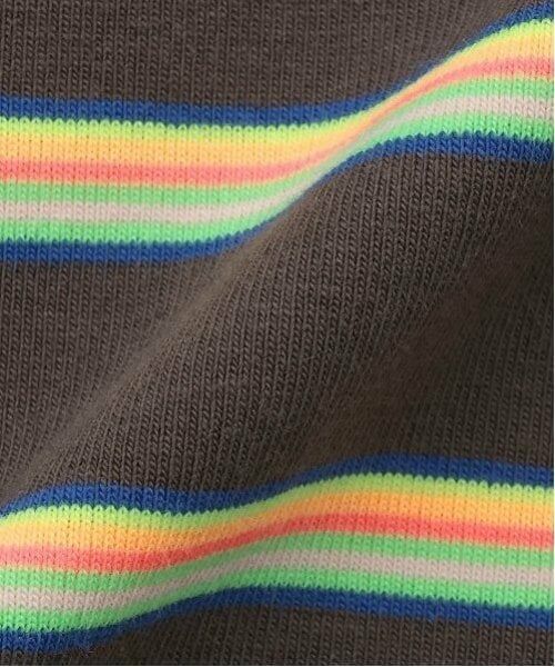 minimal / ミニマル Tシャツ | マルチボーダーTシャツ | 詳細7