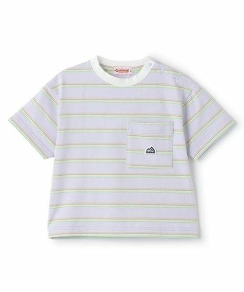 minimal / ミニマル Tシャツ | マルチボーダーTシャツ | 詳細9