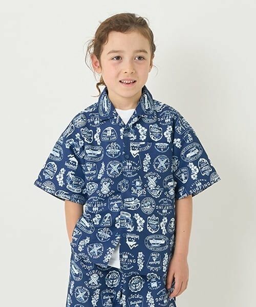 minimal / ミニマル シャツ・ブラウス | 【快適素材】アソートオープンシャツ（紺）