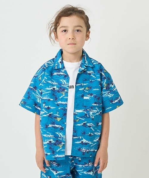 minimal / ミニマル シャツ・ブラウス | 【快適素材】アソートオープンシャツ（インク ブルー）