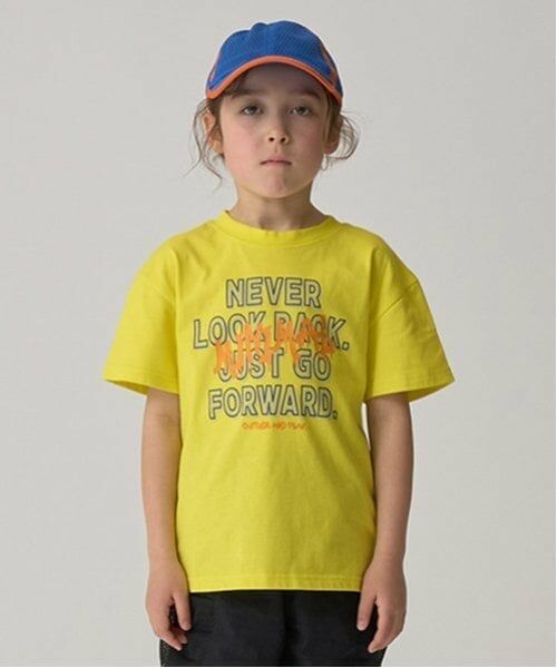 minimal / ミニマル Tシャツ | 【防汚撥水】アソートロゴ系プリントTシャツ（黄）