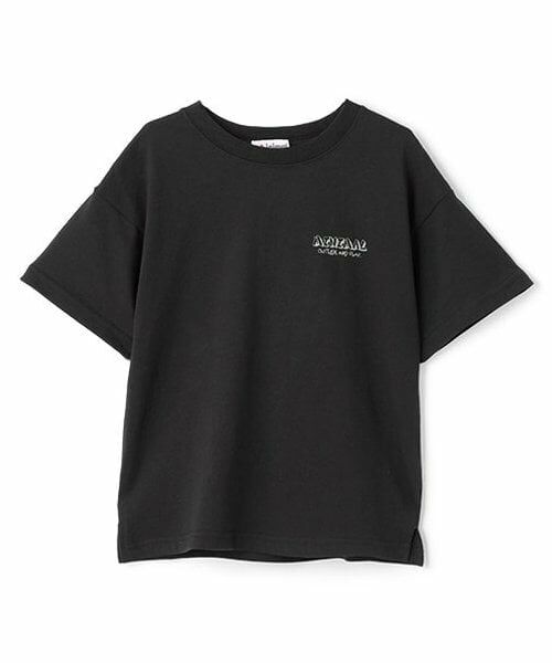 minimal / ミニマル Tシャツ | 【防汚撥水】アソートロゴ系プリントTシャツ（黒）