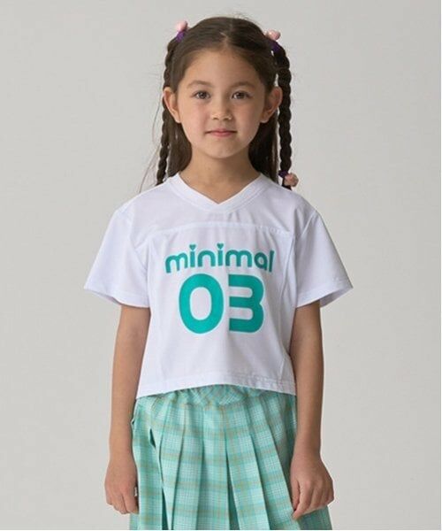 minimal / ミニマル Tシャツ | 【吸水速乾】メッシュナンバーTシャツ（エメラルド グリーン）