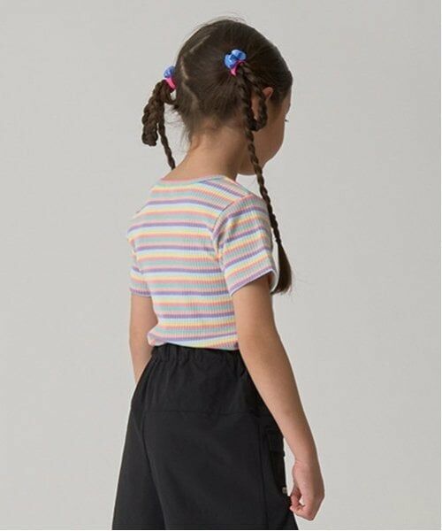 minimal / ミニマル Tシャツ | ボーダーテレコT | 詳細18