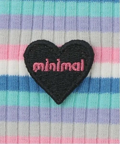 minimal / ミニマル Tシャツ | ボーダーテレコT | 詳細4