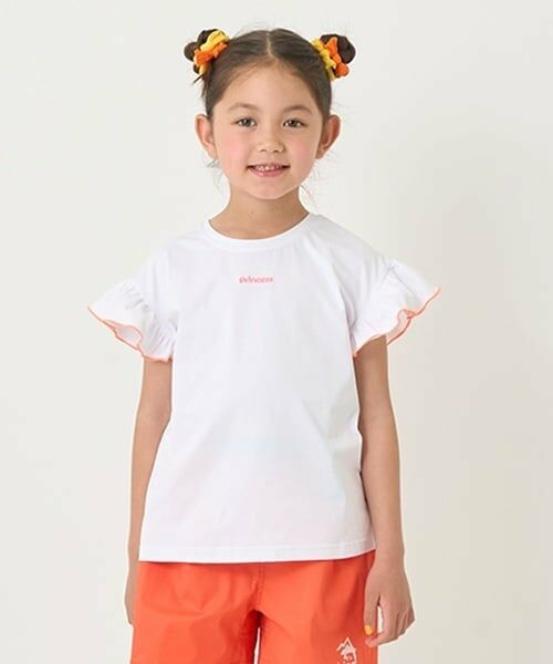 minimal / ミニマル Tシャツ | 【接触冷感】袖フリルT（白）