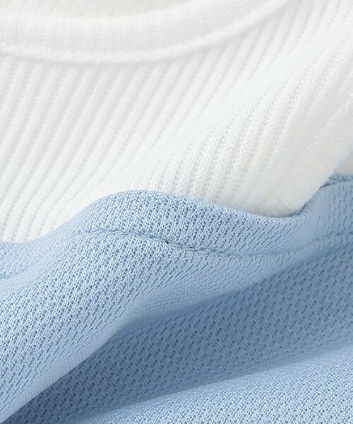 minimal / ミニマル Tシャツ | 【防汚撥水】【Barbie】重ね着風Tシャツ | 詳細7