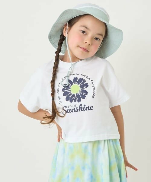 minimal / ミニマル Tシャツ | 【防汚撥水】FlowerアソートＴシャツ（白）