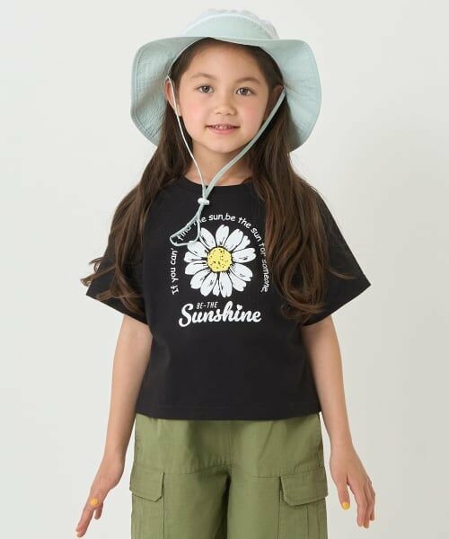 minimal / ミニマル Tシャツ | 【防汚撥水】FlowerアソートＴシャツ（黒）