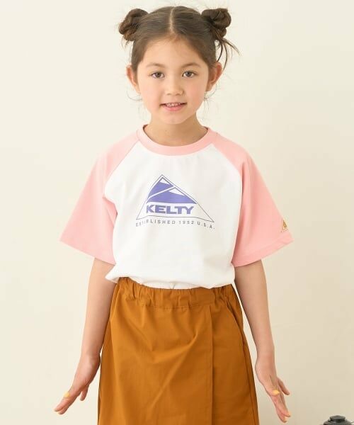 minimal / ミニマル Tシャツ | 【接触冷感】【KELTY】ラグランTシャツ（ピーチ）