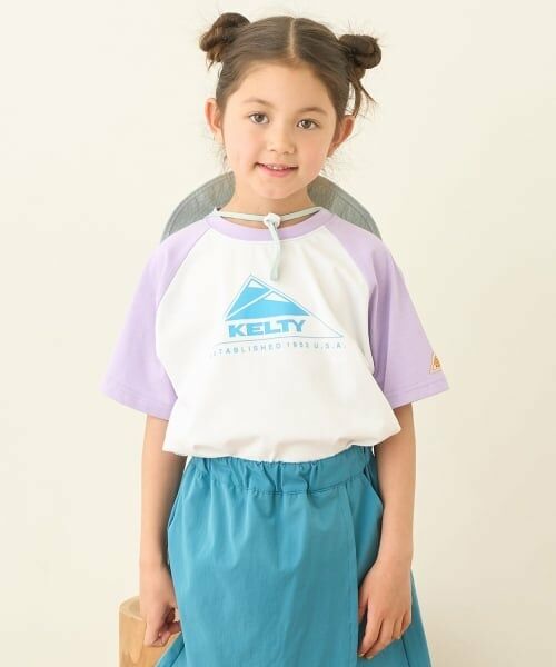 minimal / ミニマル Tシャツ | 【接触冷感】【KELTY】ラグランTシャツ（ラベンダー）