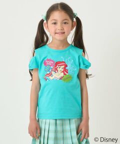 minimal / ミニマル Tシャツ | 【防汚撥水】【ディズニープリンセス】リボン袖オフショルＴシャツ