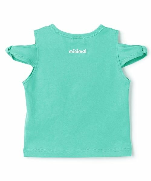minimal / ミニマル Tシャツ | 【防汚撥水】【ディズニープリンセス】リボン袖オフショルＴシャツ | 詳細1