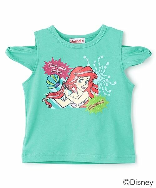 minimal / ミニマル Tシャツ | 【防汚撥水】【ディズニープリンセス】リボン袖オフショルＴシャツ | 詳細12