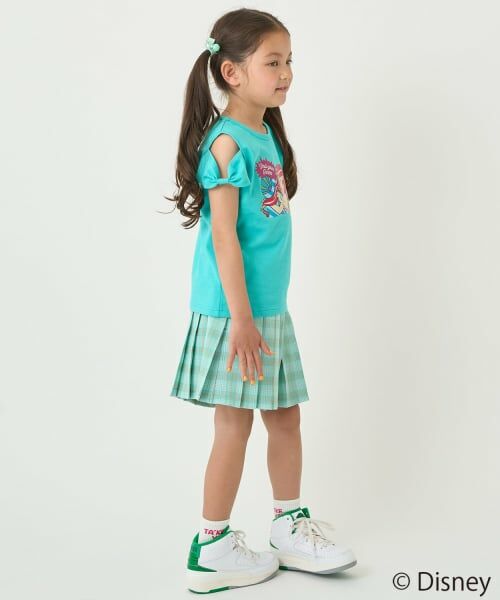 minimal / ミニマル Tシャツ | 【防汚撥水】【ディズニープリンセス】リボン袖オフショルＴシャツ | 詳細15