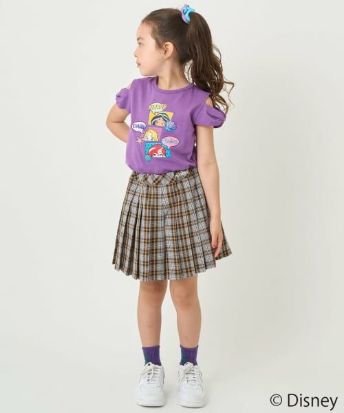 minimal / ミニマル Tシャツ | 【防汚撥水】【ディズニープリンセス】リボン袖オフショルＴシャツ | 詳細18