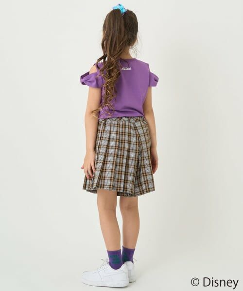 minimal / ミニマル Tシャツ | 【防汚撥水】【ディズニープリンセス】リボン袖オフショルＴシャツ | 詳細20