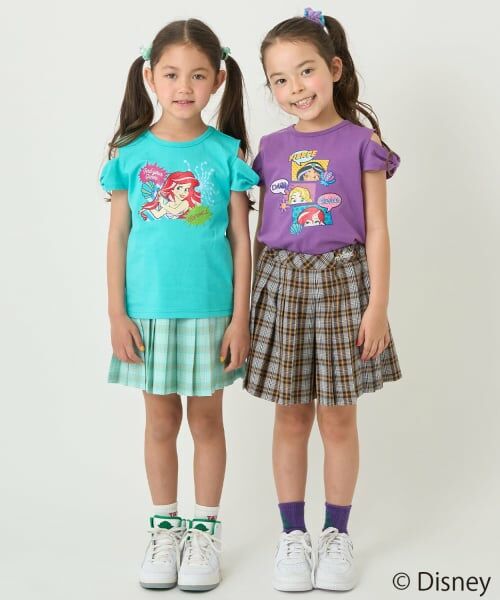 minimal / ミニマル Tシャツ | 【防汚撥水】【ディズニープリンセス】リボン袖オフショルＴシャツ | 詳細21