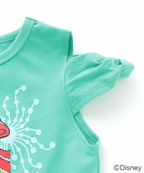minimal / ミニマル Tシャツ | 【防汚撥水】【ディズニープリンセス】リボン袖オフショルＴシャツ | 詳細5