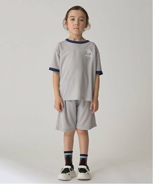 minimal / ミニマル Tシャツ | 【速乾】ハニカムメッシュセットアップ（グレー）