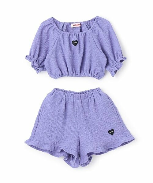 minimal / ミニマル シャツ・ブラウス | 【快適素材】楊柳setup（パープル）