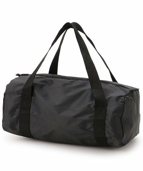 minimal / ミニマル ボストンバッグ | 【軽量】ポケッタブルバッグ10L（黒）