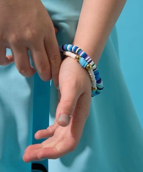 minimal / ミニマル ブレスレット・バングル | クレイブレスレット（ターコ）