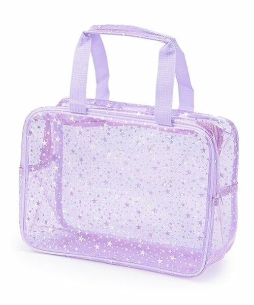 minimal / ミニマル トートバッグ | キラキラ透明バッグ（ラベンダー）