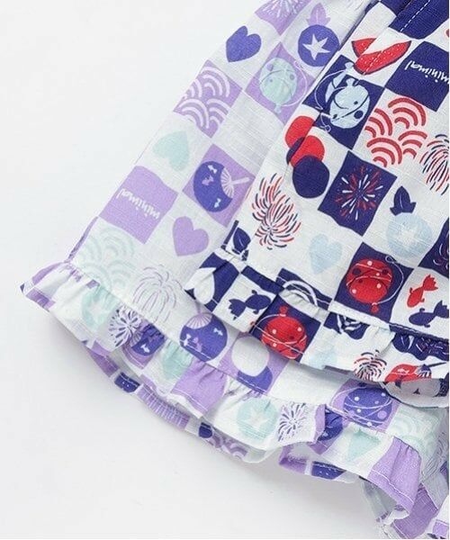 minimal / ミニマル 着物・浴衣・小物類 | アソートフリルGIRLS甚平 | 詳細10