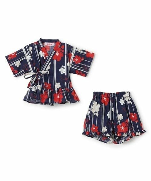 minimal / ミニマル 着物・浴衣・小物類 | アソートフリルGIRLS甚平 | 詳細2