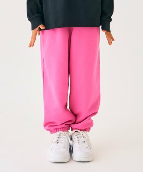 minimal / ミニマル その他パンツ | ワンポイント裏毛パンツ（ピンク）