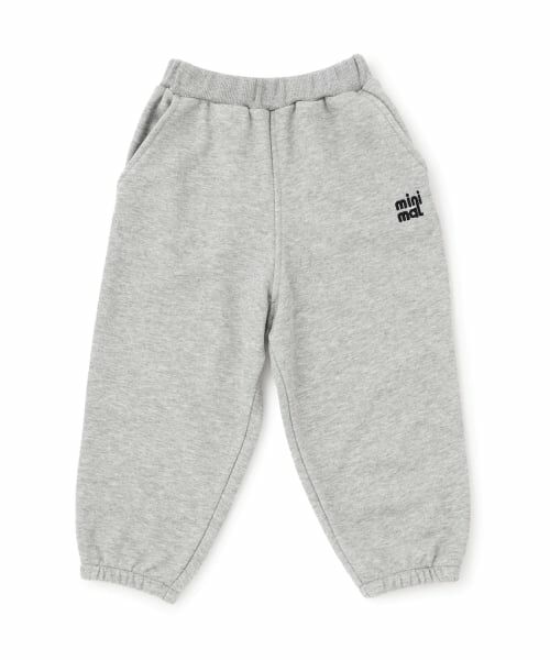minimal / ミニマル その他パンツ | ワンポイント裏毛パンツ（トップ グレー）