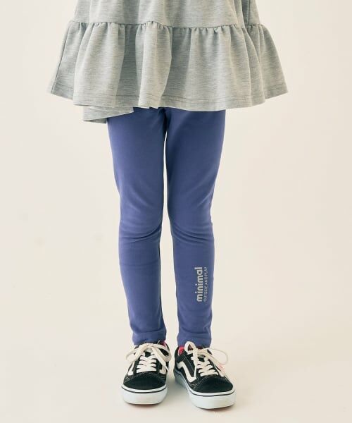 minimal / ミニマル レギンス・スパッツ | ベア天竺レギンス（ブルー）