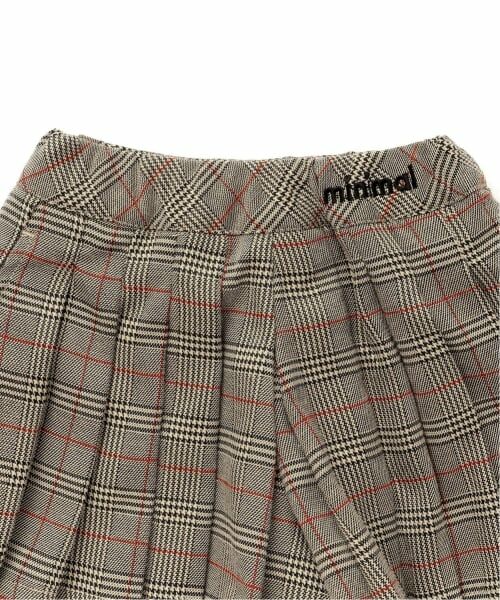 minimal / ミニマル ショート・ハーフ・半端丈パンツ | グレンチェック　プリーツキュロット | 詳細2