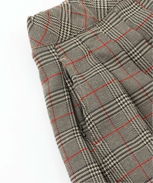 minimal / ミニマル ショート・ハーフ・半端丈パンツ | グレンチェック　プリーツキュロット | 詳細4