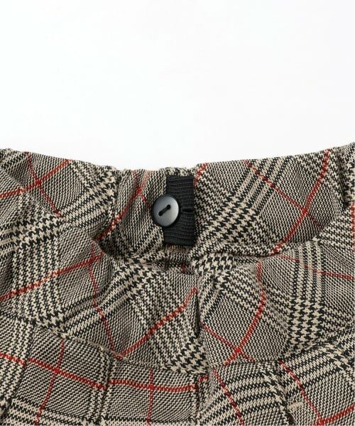 minimal / ミニマル ショート・ハーフ・半端丈パンツ | グレンチェック　プリーツキュロット | 詳細5