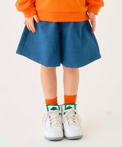 minimal / ミニマル ショート・ハーフ・半端丈パンツ | カットデニムキュロット