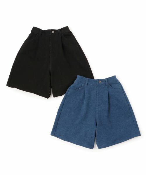 minimal / ミニマル ショート・ハーフ・半端丈パンツ | カットデニムキュロット | 詳細10