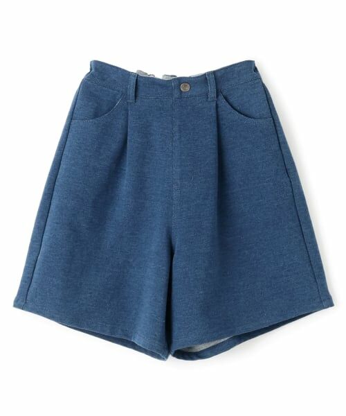 minimal / ミニマル ショート・ハーフ・半端丈パンツ | カットデニムキュロット | 詳細8