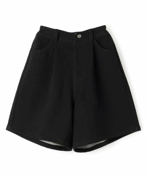 minimal / ミニマル ショート・ハーフ・半端丈パンツ | カットデニムキュロット | 詳細9