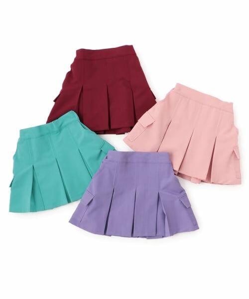 minimal / ミニマル ショート・ハーフ・半端丈パンツ | インパンつきタックスカート | 詳細12