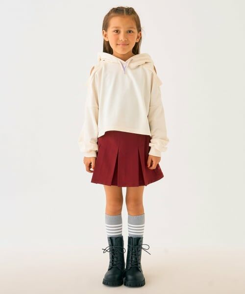 minimal / ミニマル ショート・ハーフ・半端丈パンツ | インパンつきタックスカート | 詳細13