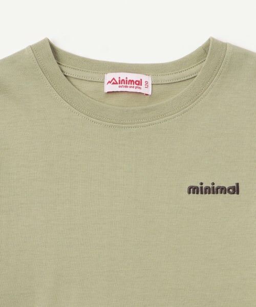 minimal / ミニマル Tシャツ | ワンポイント天竺ロングＴシャツ | 詳細2