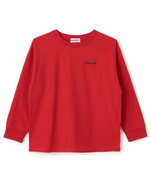 minimal / ミニマル Tシャツ | ワンポイント天竺ロングＴシャツ | 詳細7