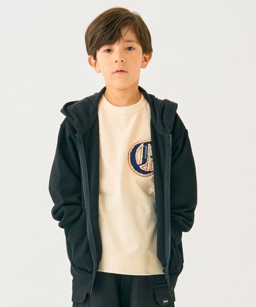 minimal / ミニマル パーカー | 裏毛ZIPパーカー（黒）